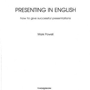 خرید و دانلود نسخه کامل کتاب Presenting in English: How to Give Successful Presentations