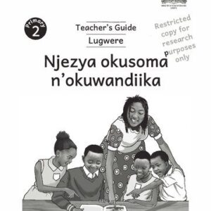 خرید و دانلود نسخه کامل کتاب Primary 2 Teacher’s Guide Lugwere. Njezya okusoma n’okuwandiika