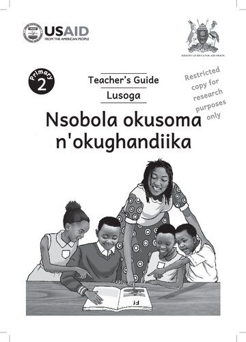 خرید و دانلود نسخه کامل کتاب Primary 2 Teacher’s Guide Lusoga. Nsobola okusoma n’okughandiika_68b6b3484b462.jpeg خرید و دانلود نسخه کامل کتاب Primary 2 Teacher’s Guide Lusoga. Nsobola okusoma n’okughandiika