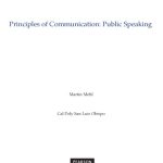 خرید و دانلود نسخه کامل کتاب Principles of Communication: Public Speaking