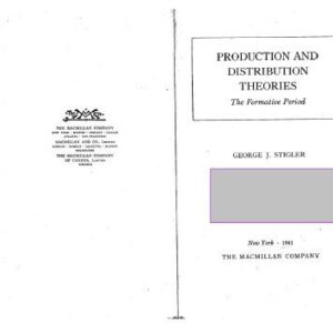 خرید و دانلود نسخه کامل کتاب Production and Distribution Theories
