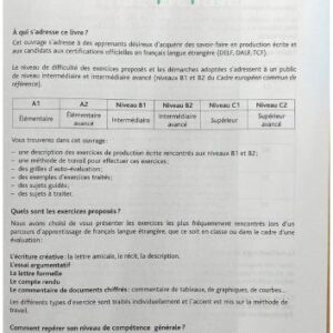 خرید و دانلود نسخه کامل کتاب Production écrite. Niveaux B1-B2