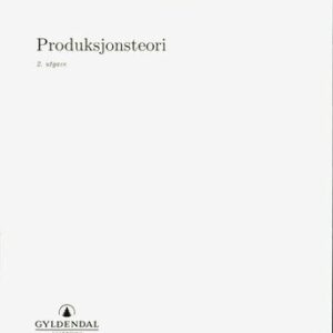 خرید و دانلود نسخه کامل کتاب Produksjonsteori