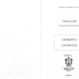 خرید و دانلود نسخه کامل کتاب Programm Gramatica – Aleman Para Hispanohablantes