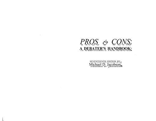 خرید و دانلود نسخه کامل کتاب Pros and Cons – Debater’s handbook_68c52db76baaf.jpeg خرید و دانلود نسخه کامل کتاب Pros and Cons – Debater’s handbook