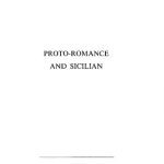 خرید و دانلود نسخه کامل کتاب Proto-Romance and Sicilian