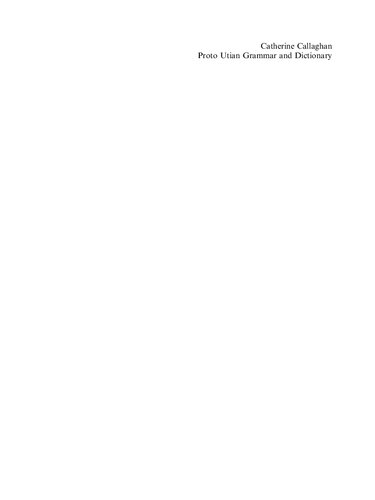 خرید و دانلود نسخه کامل کتاب Proto-Utian Grammar and Dictionary: with notes on Yokuts_68c4fdbed0929.jpeg خرید و دانلود نسخه کامل کتاب Proto-Utian Grammar and Dictionary: with notes on Yokuts