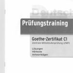خرید و دانلود نسخه کامل کتاب Prüfungstraining Goethe-Zertifikat C1, Zentrale Mittelstufenprüfung (ZMP): Lösungen, Hörtexte, Antwortbögen