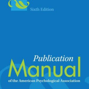 خرید و دانلود نسخه کامل کتاب Publication Manual of the American Psychological Association, Sixth Edition