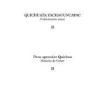 خرید و دانلود نسخه کامل کتاب Quichuata yachacuncapac: Cañarmanta rimai II