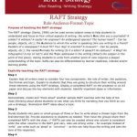 خرید و دانلود نسخه کامل کتاب RAFT Writing Strategy. After Reading