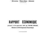 خرید و دانلود نسخه کامل کتاب Rapport économique présenté le 26 septembre 1967 par Toure Ismael, Ministre de Développement Economique