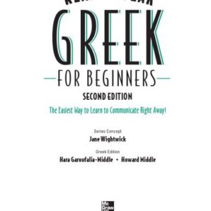 خرید و دانلود نسخه کامل کتاب Read and Speak Greek for Beginners