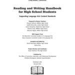 خرید و دانلود نسخه کامل کتاب Reading and Writing Handbook for High School Students