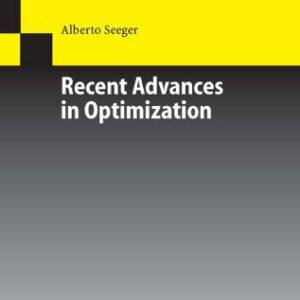 خرید و دانلود نسخه کامل کتاب Recent Advances in Optimization