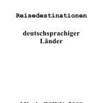 خرید و دانلود نسخه کامل کتاب Reisedestinationen deutschsprachiger Länder