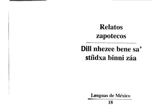خرید و دانلود نسخه کامل کتاب Relatos zapotecos. Dill nhezee bene sa’’ stíidxa binni záa_68bac3ffb7711.jpeg خرید و دانلود نسخه کامل کتاب Relatos zapotecos. Dill nhezee bene sa’’ stíidxa binni záa