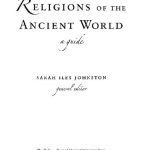 خرید و دانلود نسخه کامل کتاب Religions of the Ancient World: A Guide