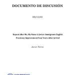 خرید و دانلود نسخه کامل کتاب Repeat After Me, My Name is Javier: Immigrants English Prociency Improvement Four Years After Arrival
