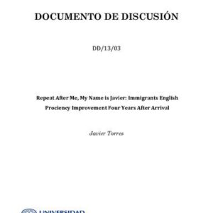 خرید و دانلود نسخه کامل کتاب Repeat After Me, My Name is Javier: Immigrants English Prociency Improvement Four Years After Arrival