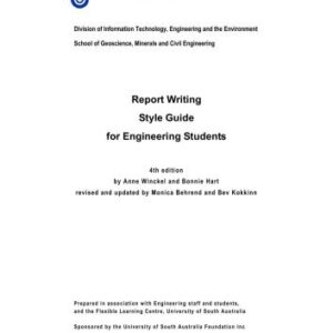 خرید و دانلود نسخه کامل کتاب Report Writing Style Guide for Engineer