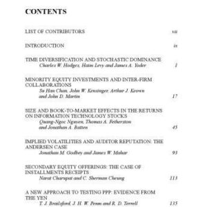 خرید و دانلود نسخه کامل کتاب Research in Finance, Volume 21