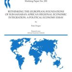 خرید و دانلود نسخه کامل کتاب Rethinking the (European) Foundations of Sub-Saharan African Economic Integration: A Political Economy Essay