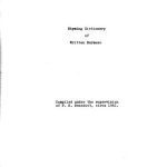 خرید و دانلود نسخه کامل کتاب Rhyming Dictionary of Written Burmese