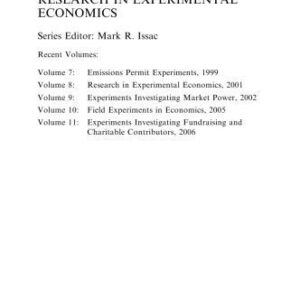 خرید و دانلود نسخه کامل کتاب Risk aversion in experiments