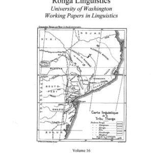 خرید و دانلود نسخه کامل کتاب Ronga Linguistics