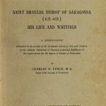 خرید و دانلود نسخه کامل کتاب Saint Braulio, Bishop of Saragossa (631-651): His Life and Writings
