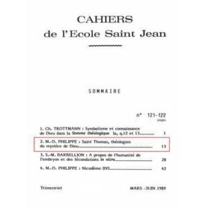 خرید و دانلود نسخه کامل کتاب Saint Thomas, théologien du mystère de Dieu