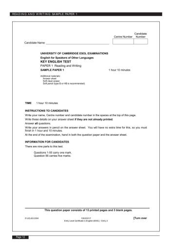 خرید و دانلود نسخه کامل کتاب Sample Papers Key English Test (KET) Writing and Reading_68c04fe5320b5.jpeg خرید و دانلود نسخه کامل کتاب Sample Papers Key English Test (KET) Writing and Reading