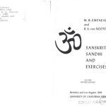 خرید و دانلود نسخه کامل کتاب Sanskrit Sandhi And Exercises
