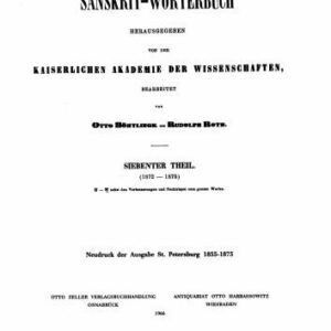 خرید و دانلود نسخه کامل کتاب Sanskrit-Wörterbuch (Großes Petersburger Wörterbuch), Bd. 7