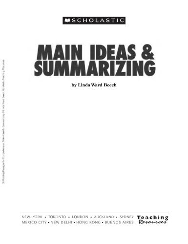 خرید و دانلود نسخه کامل کتاب Scholastic Teaching Resources. 35 Reading Passages for Comprehension: Main Ideas & Summarizing_68c058415b108.jpeg خرید و دانلود نسخه کامل کتاب Scholastic Teaching Resources. 35 Reading Passages for Comprehension: Main Ideas & Summarizing
