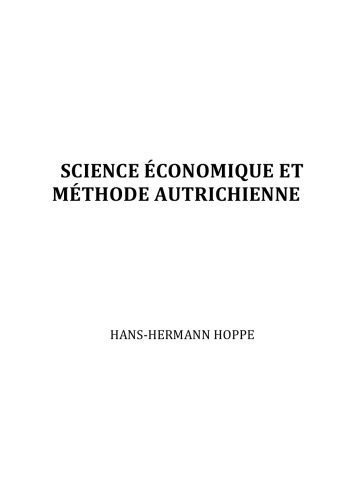 خرید و دانلود نسخه کامل کتاب Science Économique et Méthode Autrichienne_68cb6eb57acb7.jpeg خرید و دانلود نسخه کامل کتاب Science Économique et Méthode Autrichienne