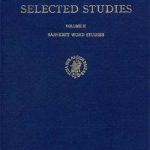 خرید و دانلود نسخه کامل کتاب Selected studies. Vol. II Sanskrit Word Studies