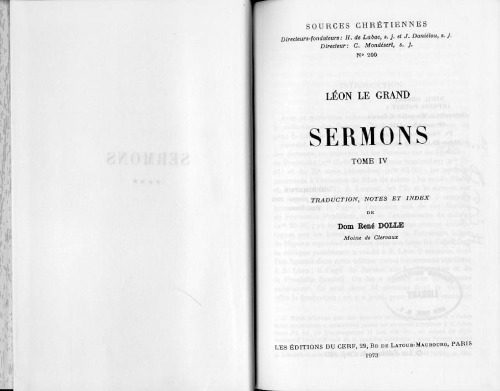 خرید و دانلود نسخه کامل کتاب Sermons 65-98. Éloge de saint Léon, index._68cf19c0f3ae5.jpeg خرید و دانلود نسخه کامل کتاب Sermons 65-98. Éloge de saint Léon, index.