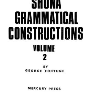 خرید و دانلود نسخه کامل کتاب Shona Grammatical Constructions. Volume 2
