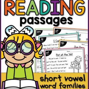 خرید و دانلود نسخه کامل کتاب Short Vowels Reading Passages