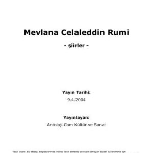 خرید و دانلود نسخه کامل کتاب Şiirler