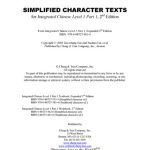 خرید و دانلود نسخه کامل کتاب Simplified character texts or Integrated Chinese Level 1 (Part 1, 2)