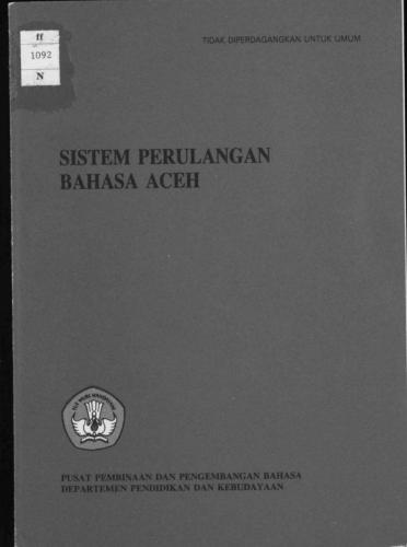 خرید و دانلود نسخه کامل کتاب Sistem perulangan bahasa Aceh_68bb1e8004094.jpeg خرید و دانلود نسخه کامل کتاب Sistem perulangan bahasa Aceh