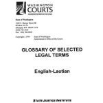 خرید و دانلود نسخه کامل کتاب SJI. Glossary of Selected Legal Terms English-Laotian