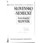 خرید و دانلود نسخه کامل کتاب Slovensko-nemecký frazeologický slovník