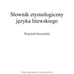 خرید و دانلود نسخه کامل کتاب Słownik etymologiczny języka litewskiego – wydanie drugie
