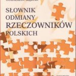 خرید و دانلود نسخه کامل کتاب Słownik odmiany rzeczowników polskich