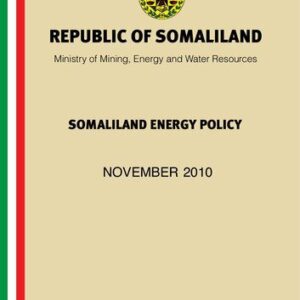 خرید و دانلود نسخه کامل کتاب Somaliland energy policy