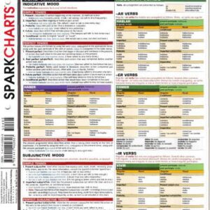 خرید و دانلود نسخه کامل کتاب Spanish Verbs SparkCharts